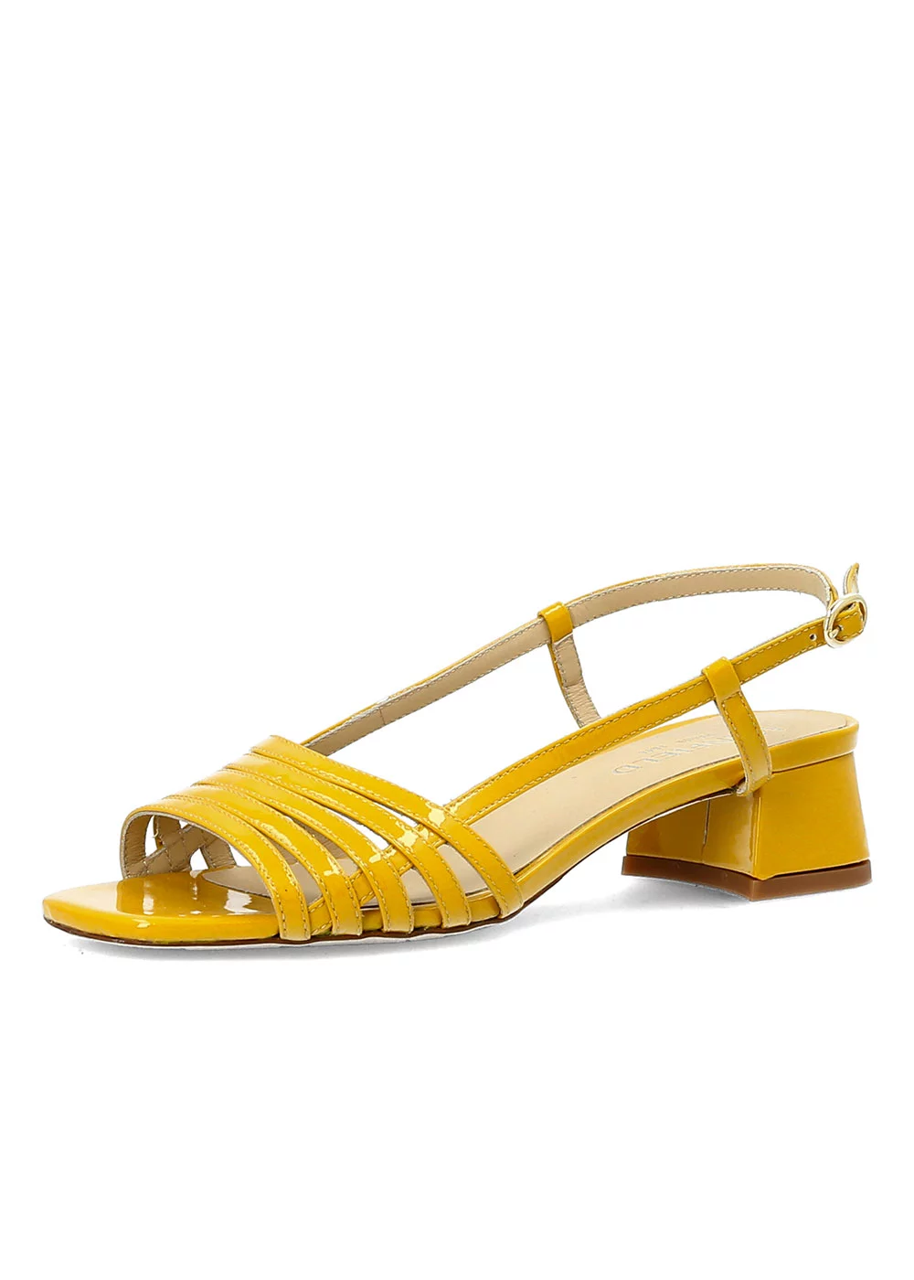 SANDALE GRIMSBY VERNIS JAUNE