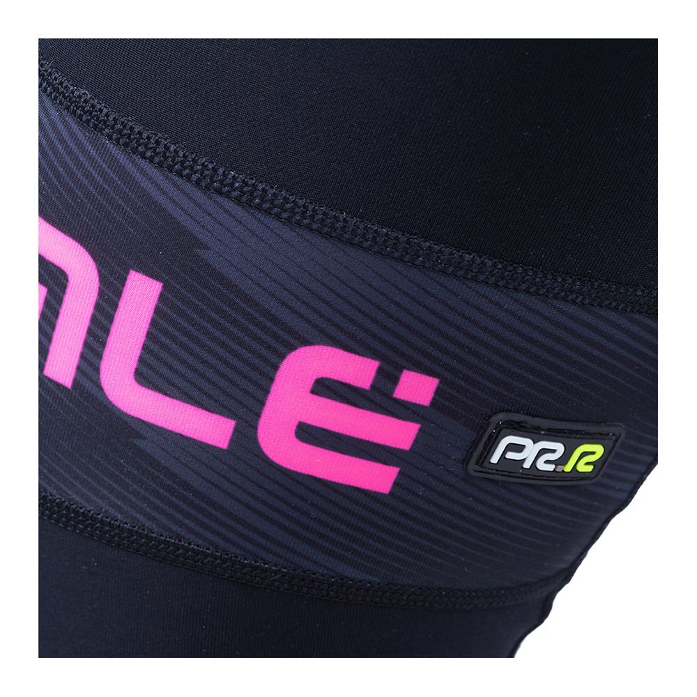 Ale MILD - Collant Femme black/fluo pink