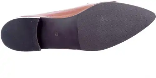 6810 CALAND COGNAC - maat 43 ballerina cognac - maat 43 Calandschoen