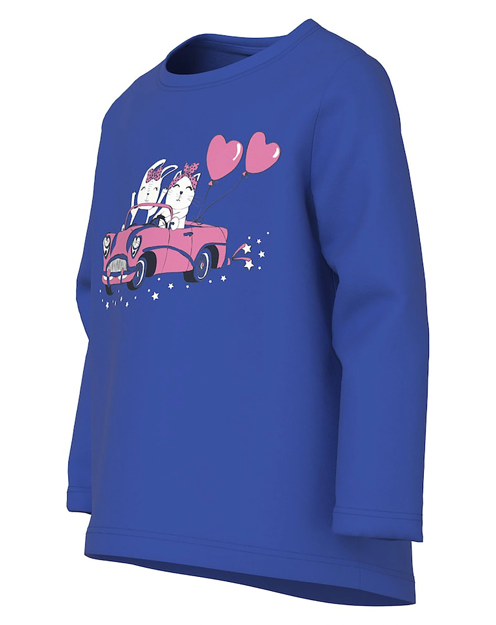 Langarmshirt NMFVIOLET in dazzling blue