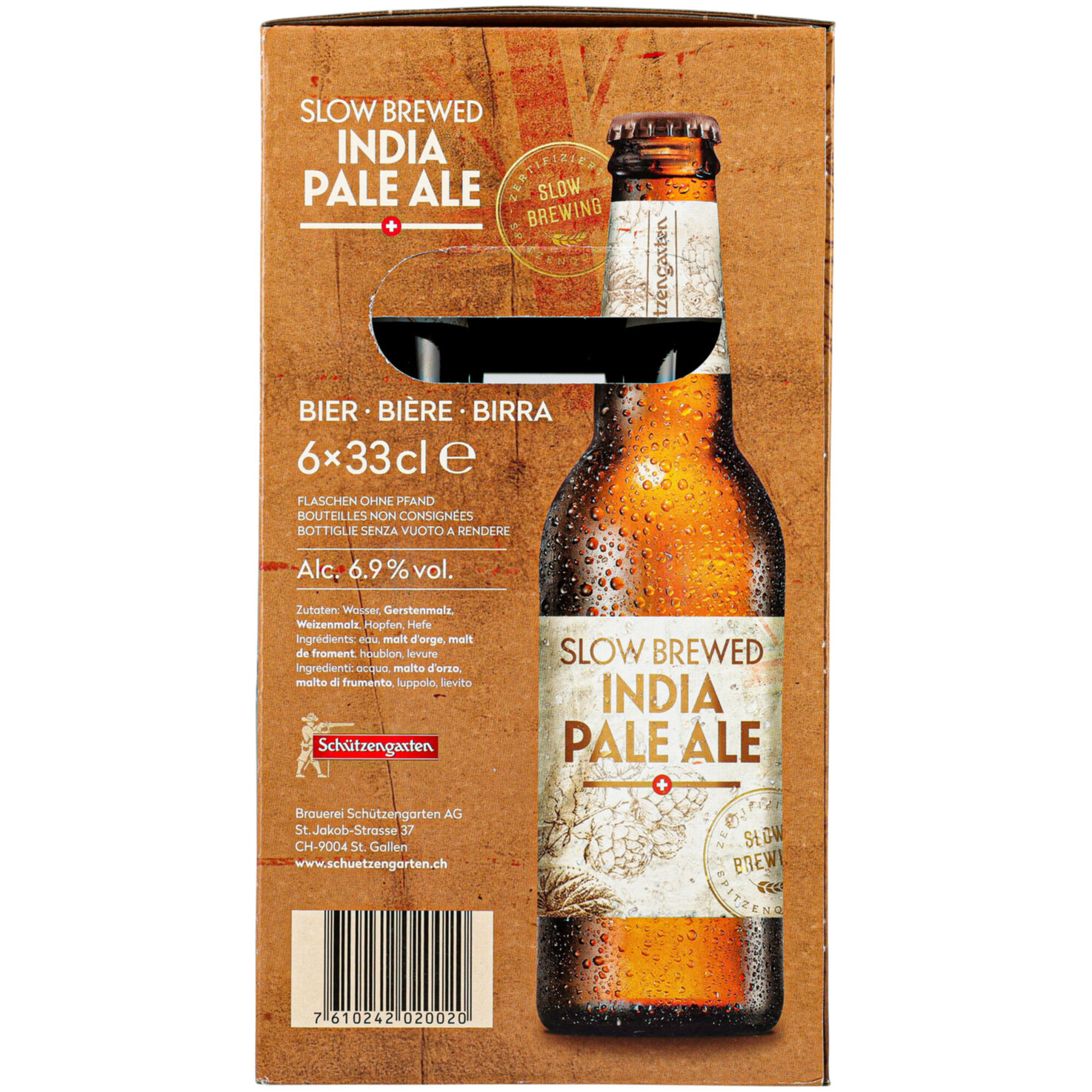 Schützengarten Bier India Pale Ale 6x33cl -198cl