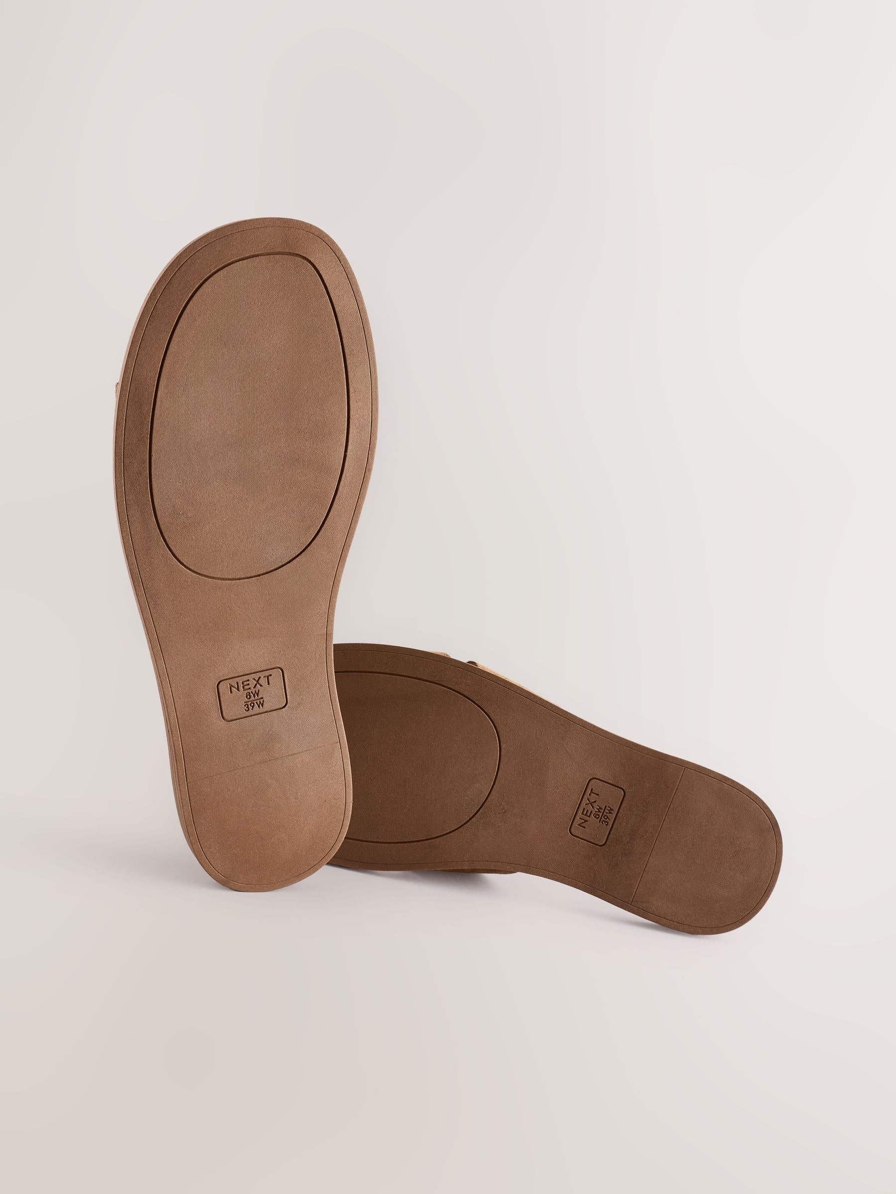 Lichtbruin - Slotted Muilsandalen