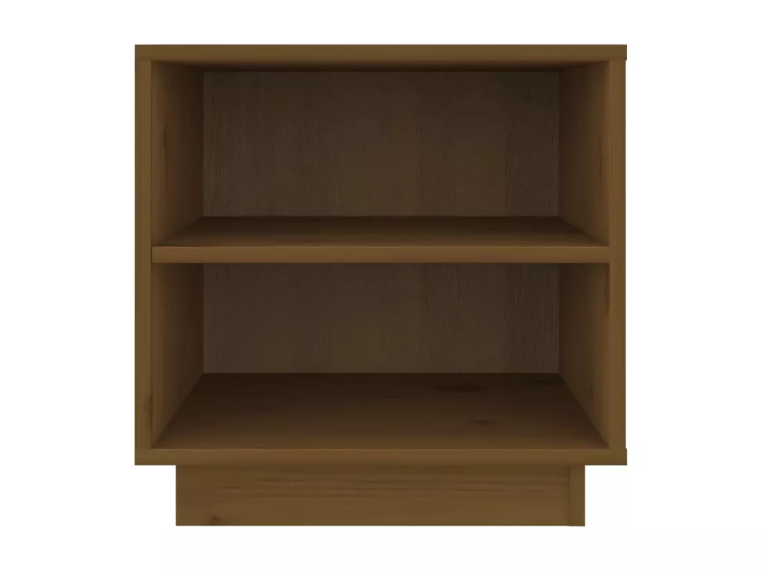 Table de chevet Marron miel 40x34x40 cm Bois de pin solide