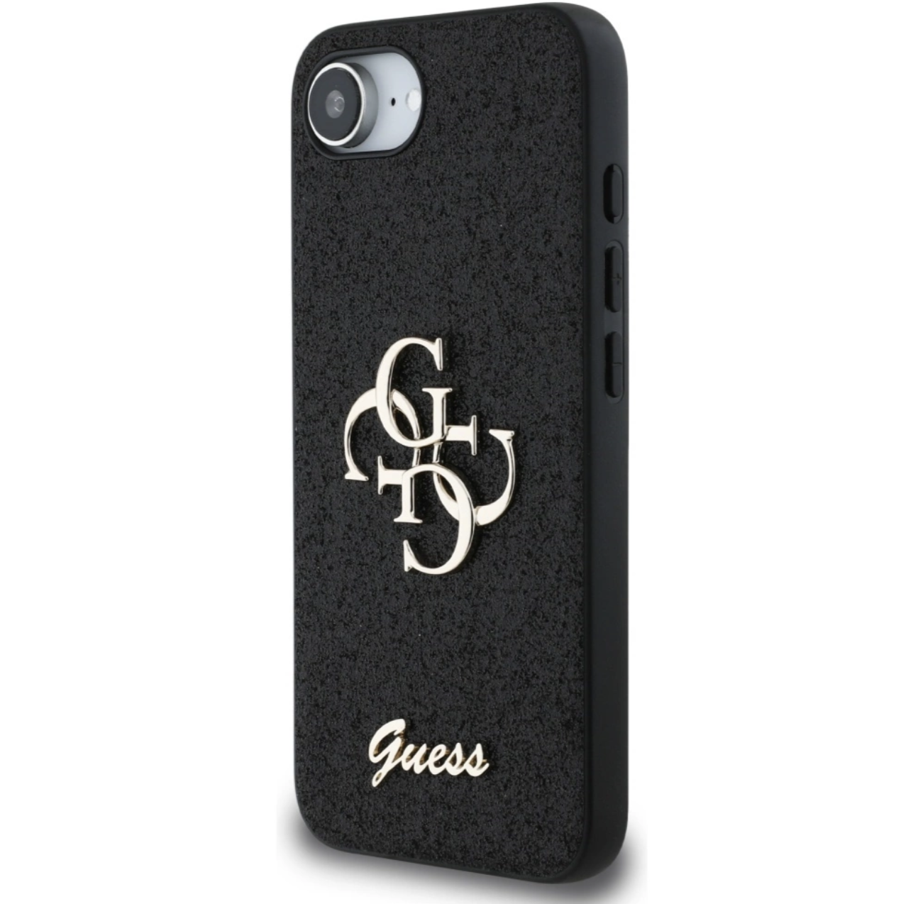 iPhone 16e Hardcase Hülle Fixed Glitter 4G (GUHCPSE4HG4SGK) - Schwarz