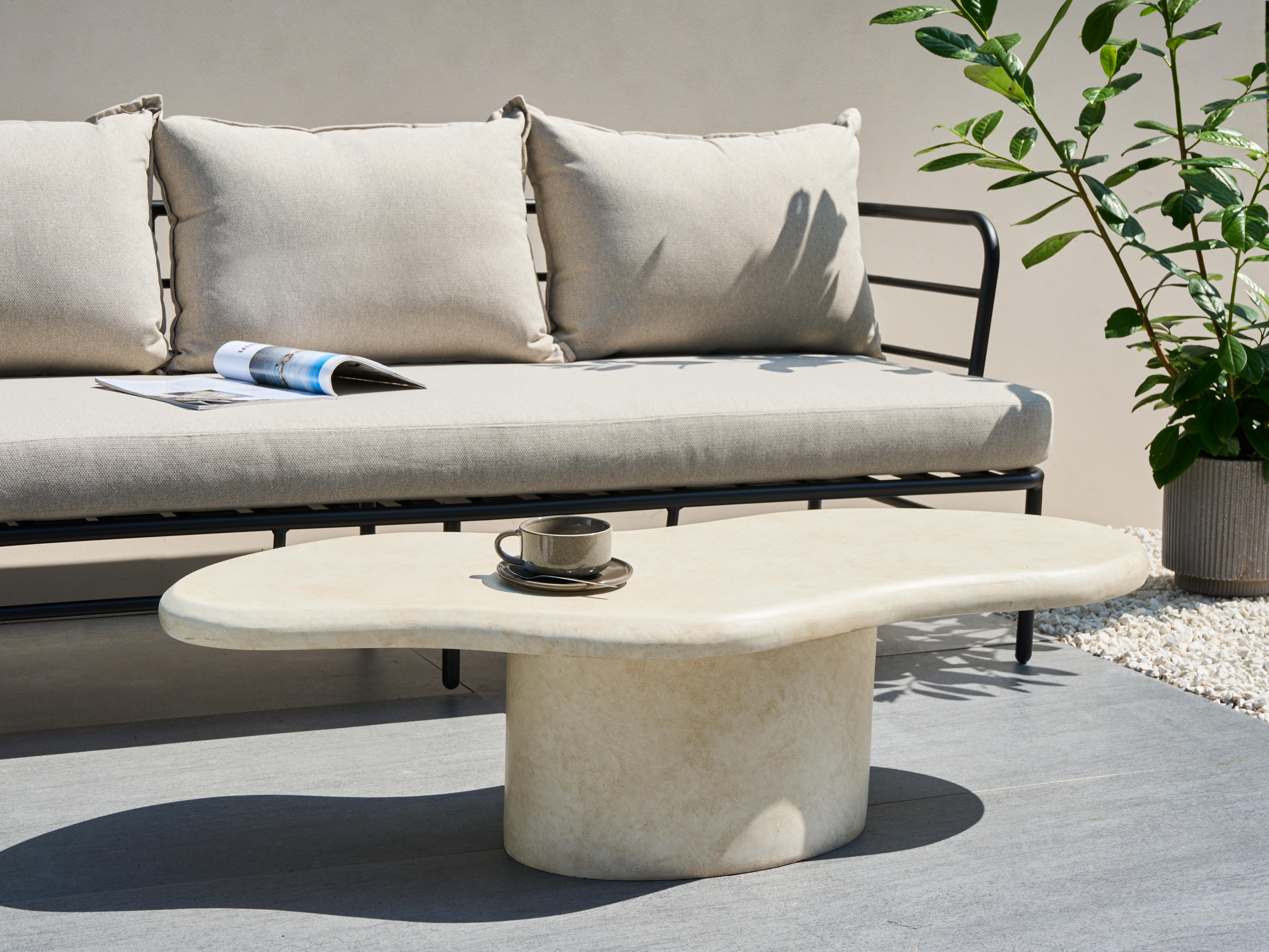 Salontafel CONZA 57 cm 120 cm Beige