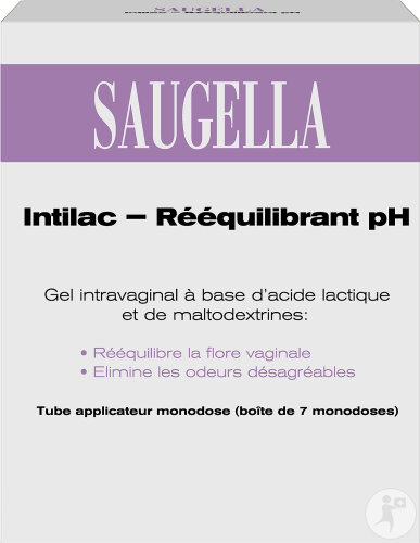 Saugella Intilac Rééquilibrant pH Gel Vaginal Monodoses 7x5ml