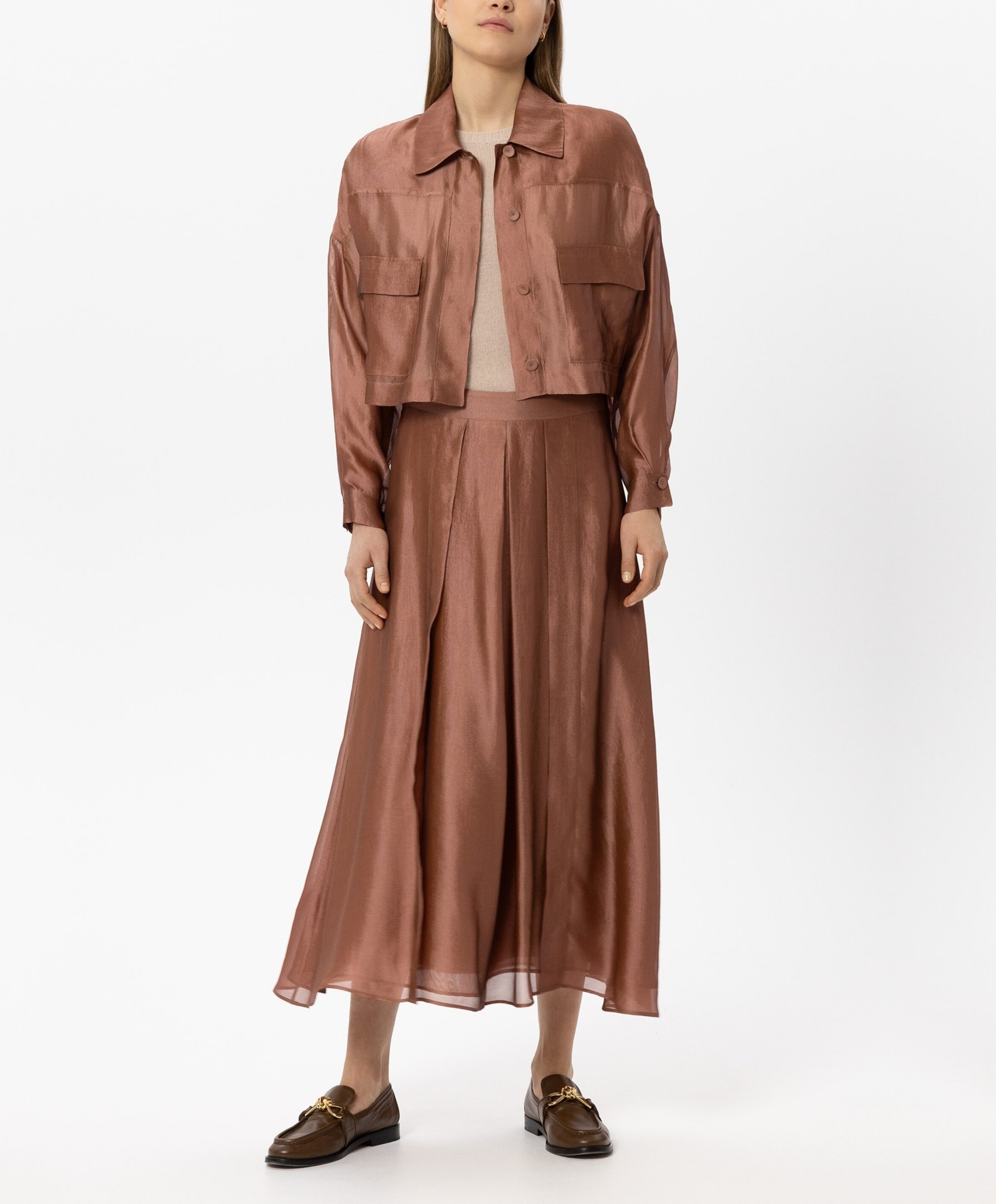 LUISA CERANO Dames rok roze