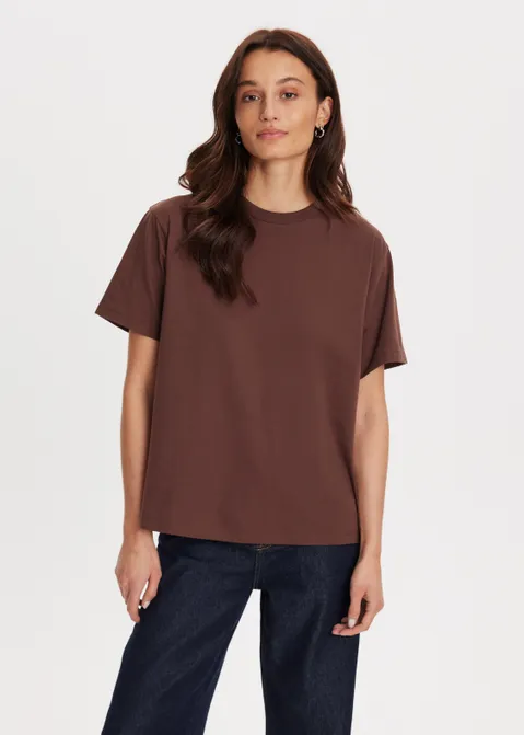 Oversized T-shirt bruin (BRN.L)