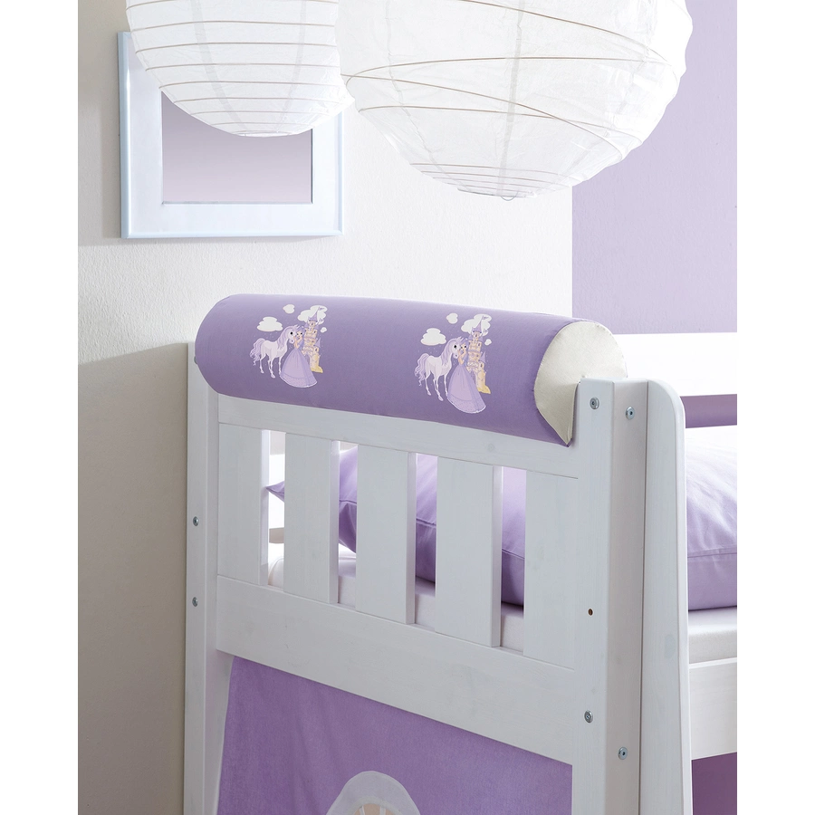 TICAA Kinder Nackenrolle für Hochbett mit Farbauswahl Horse (Lila)