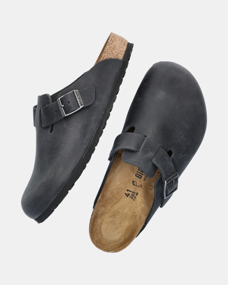 Birkenstock Boston BS Sandalen  - zwart
