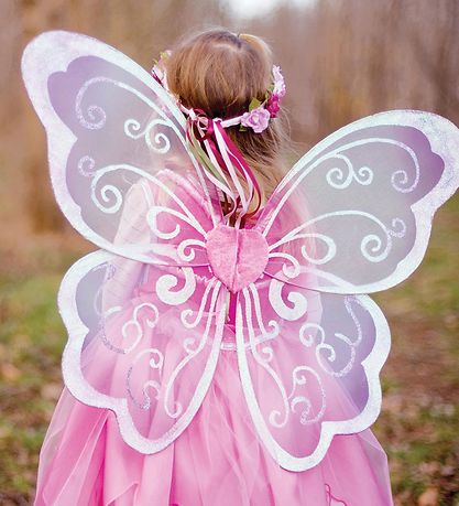 Great Pretenders Udklædning - Whimsy Wonder Wings - Pink