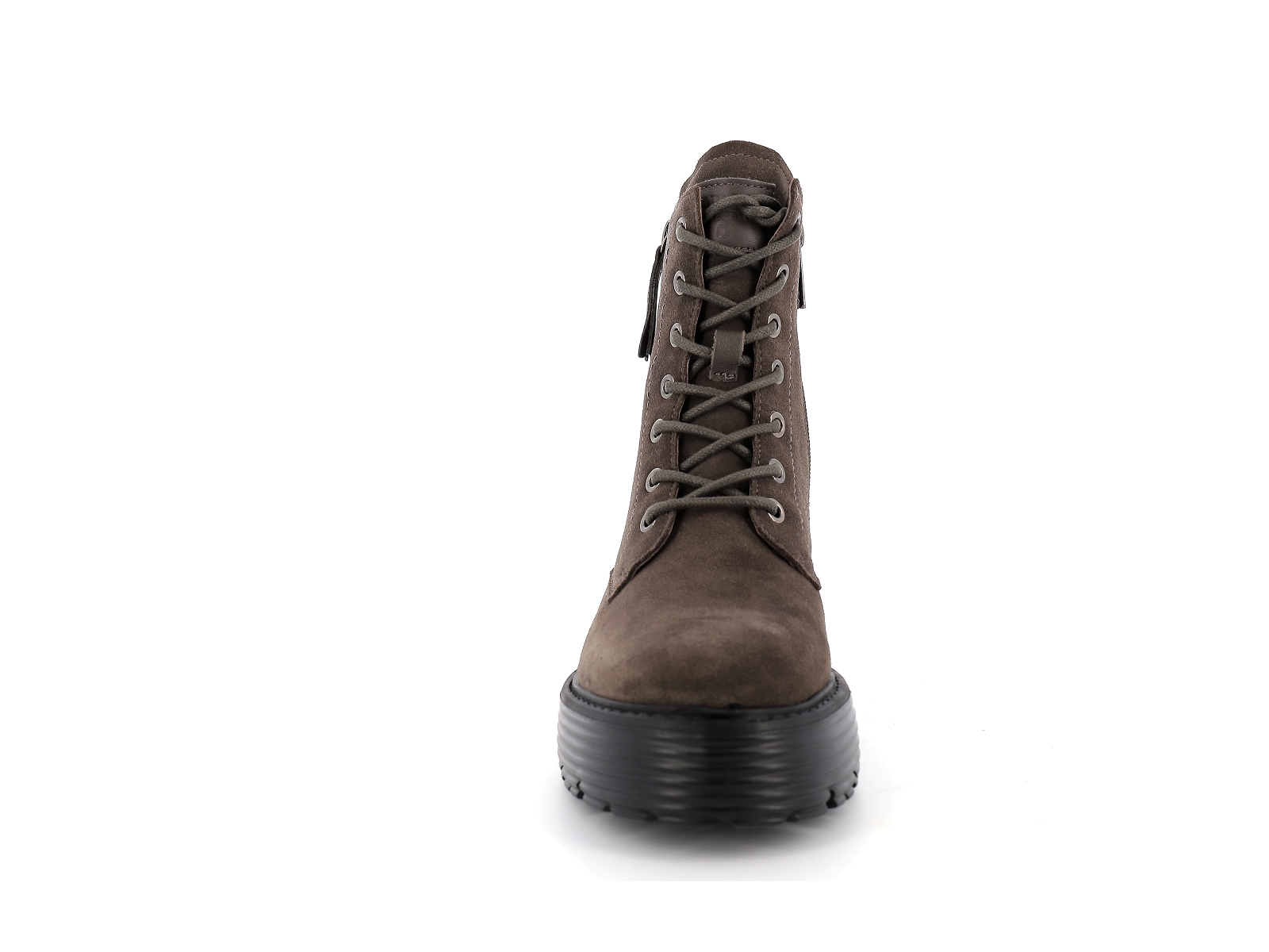 Carmela-68005 Nubuck Gris Foncé