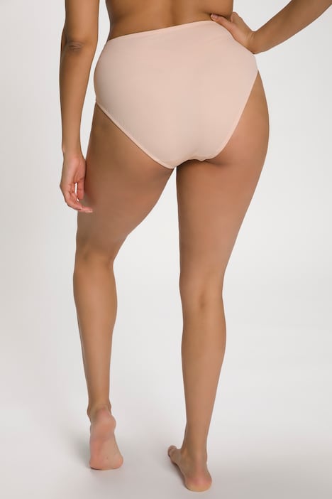 Midi-Slip, Paisley-Stickerei, High Waist