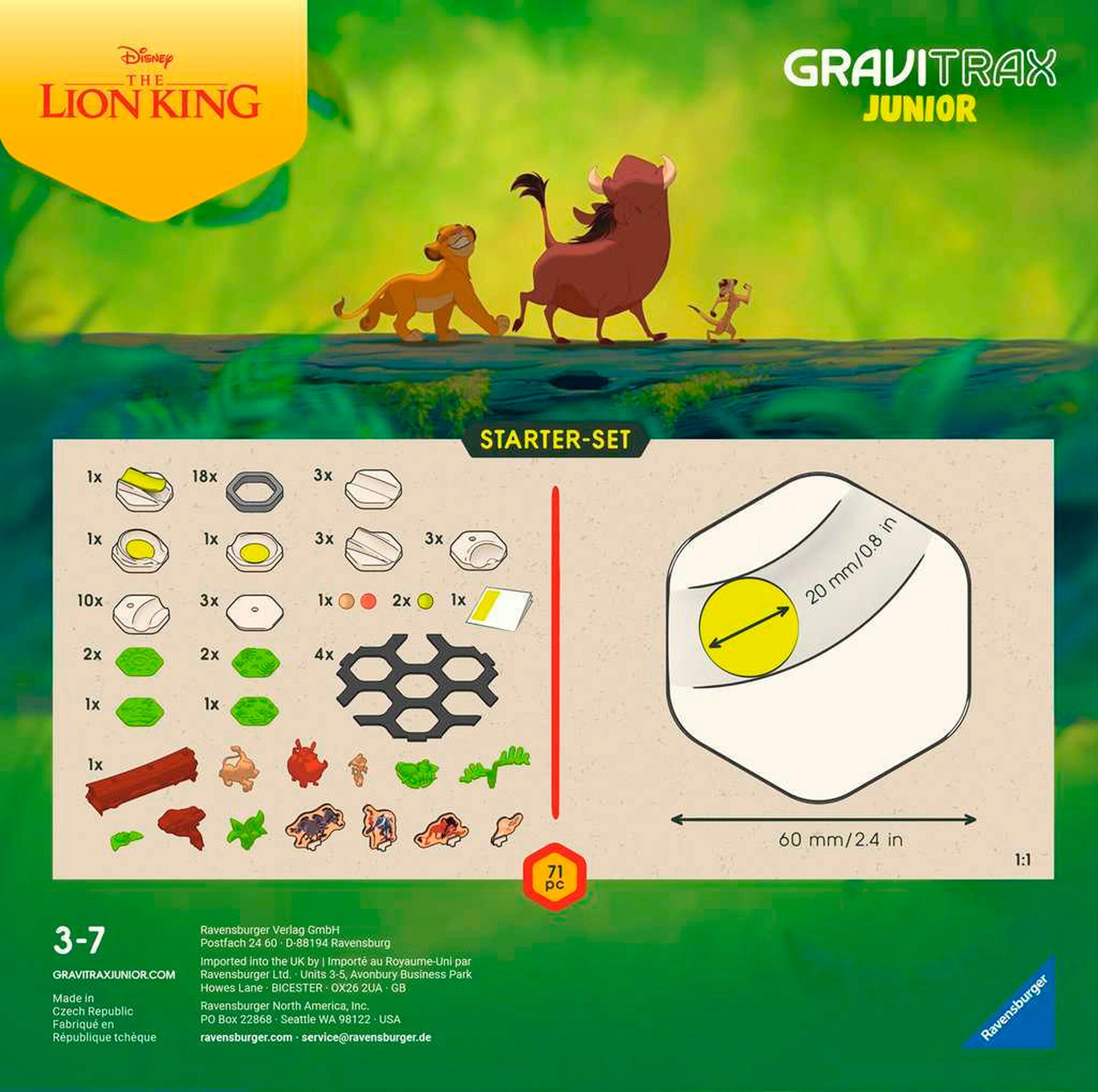 Ravensburger GraviTrax Junior Starter-Set König der Löwen