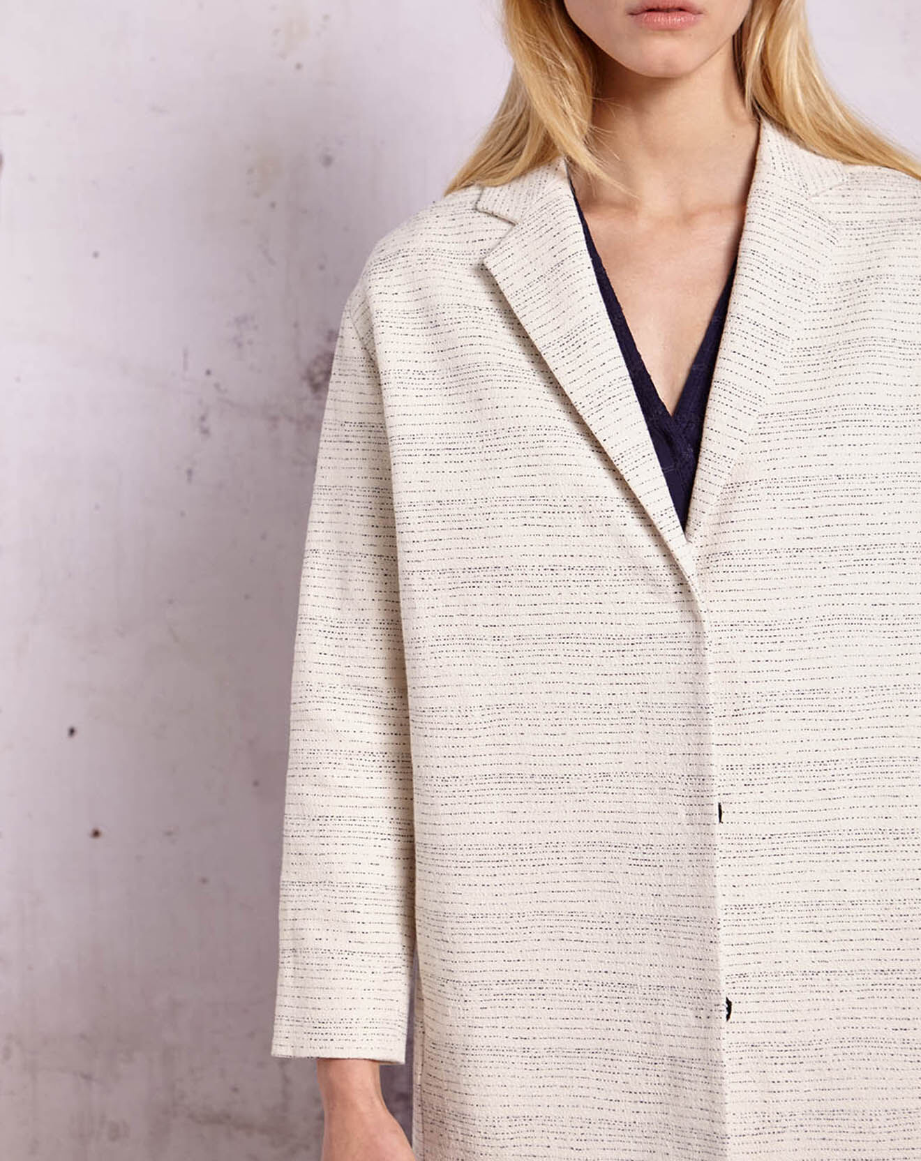 Swildens Manteau Qoeil blanc/bleu