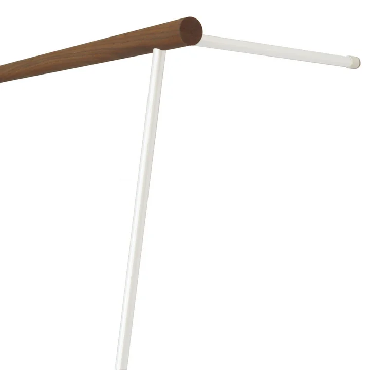 Roomsafari - Little Leanon II Stummer Diener L 100 cm, Nussbaum / weiss