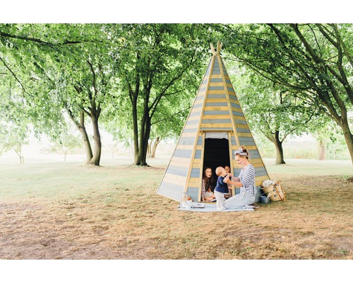 Indiase tent pruimenhout tipi 330 drukbehandeld