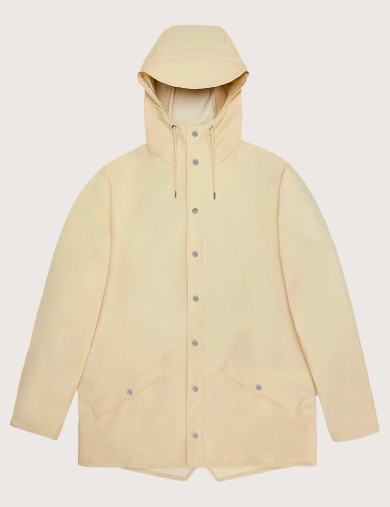 RAINS VESTE IMPERMÉABLE COURTE MIXTE W3 BEIGE