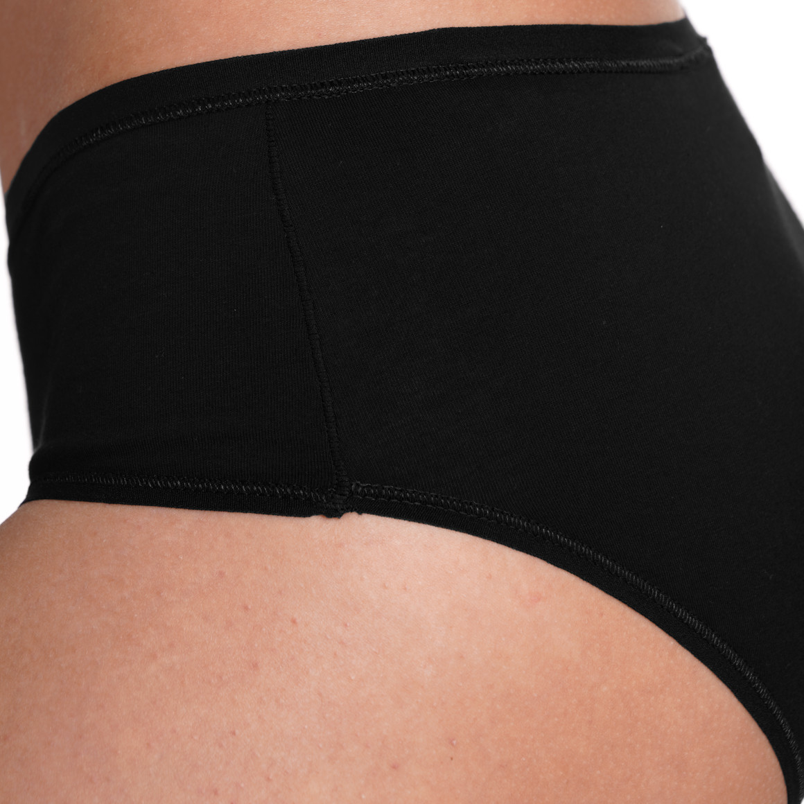 Gina Benotti 4 Damen Pantys aus Baumwolle schwarz