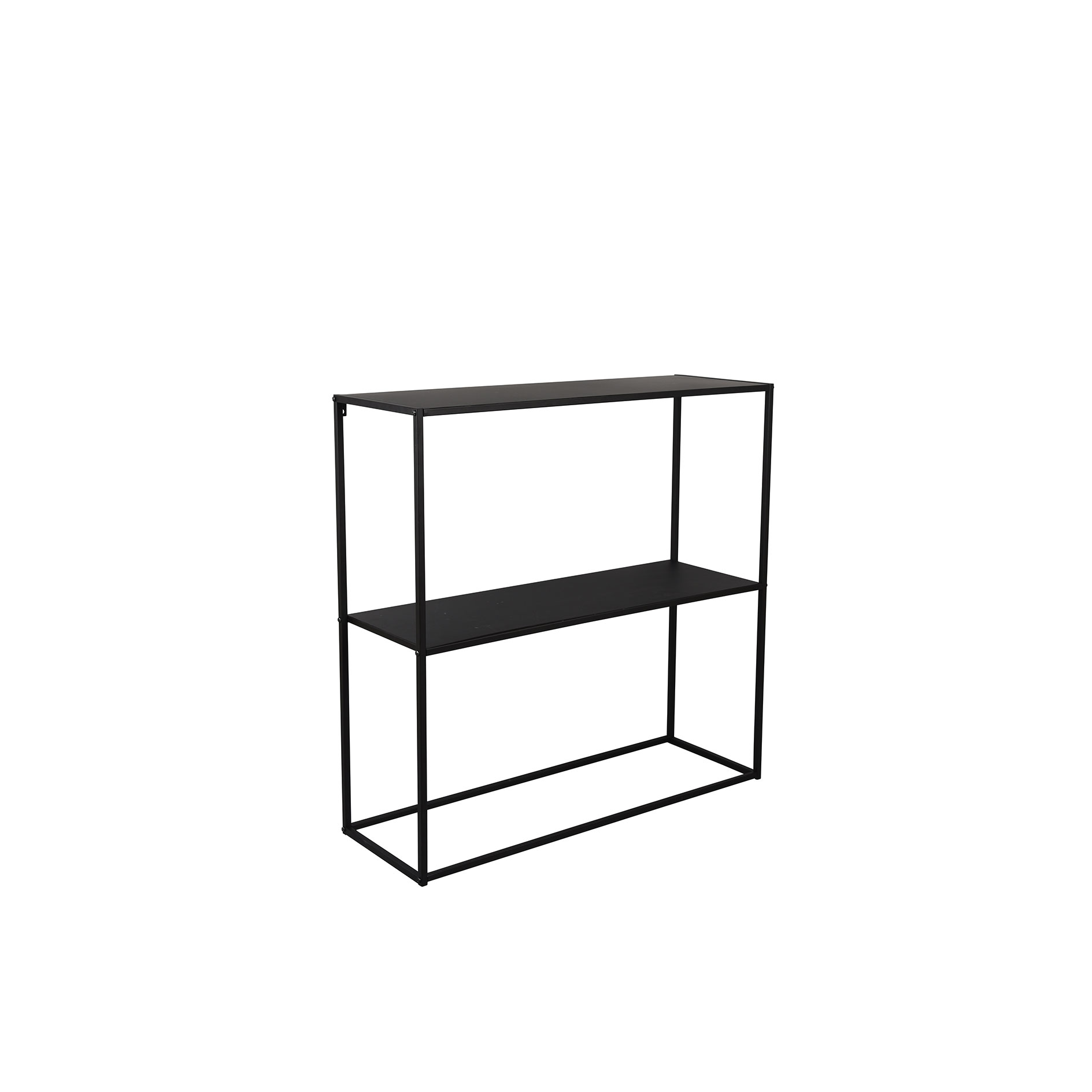 Konsolentisch - schwarz - Metall - 80 cm