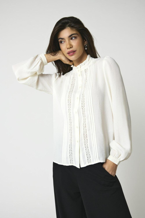 Jacqueline de Yong witte dames blouse