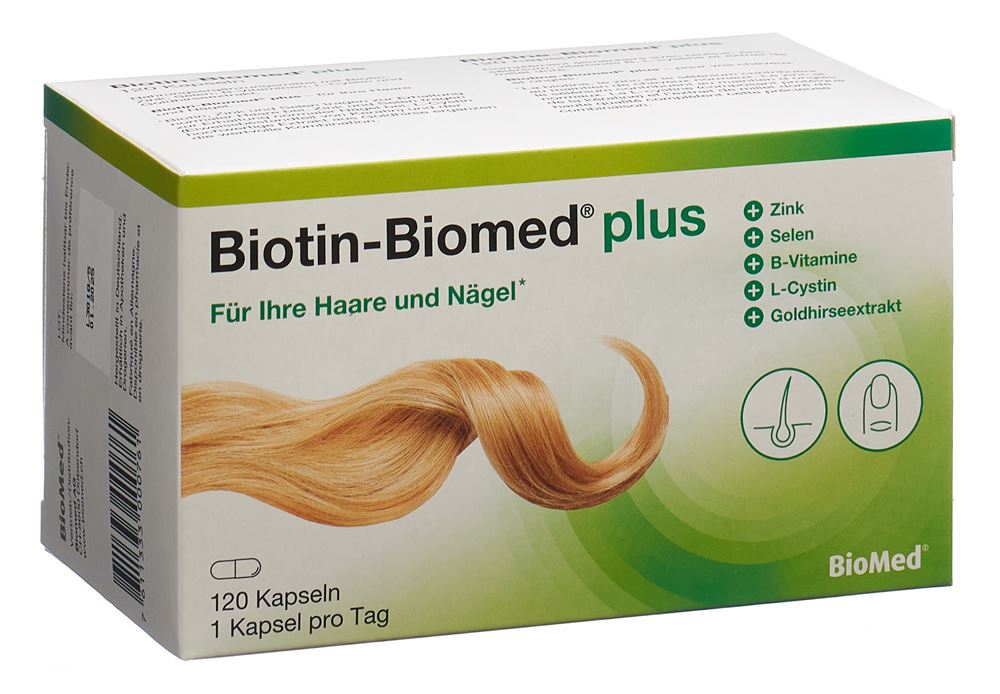 Biotin-Biomed plus Kaps Blist 120 Stk