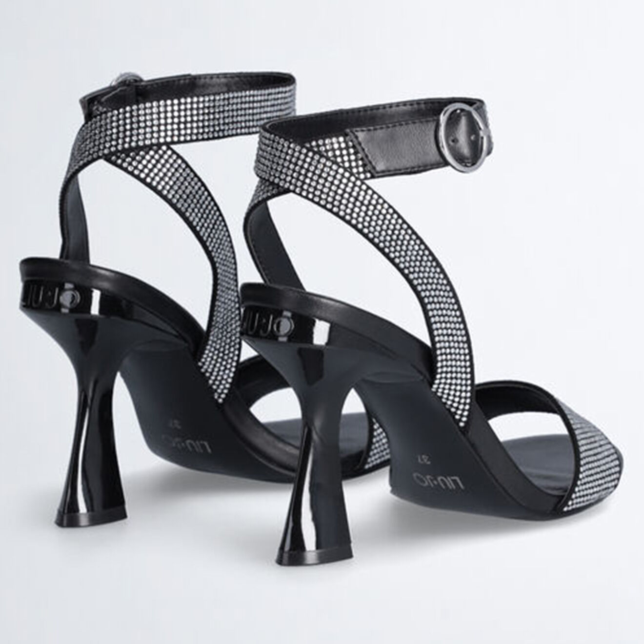 Liu-Jo Sandales Lola noires - Talon 10 cm