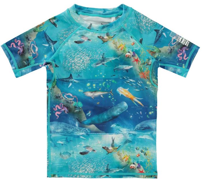 Neptune SS Swim Tee str. 98-116 badebluse