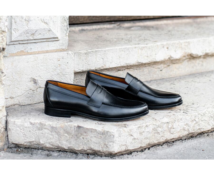 Mocassin homme cuir Noir - DAVIES II