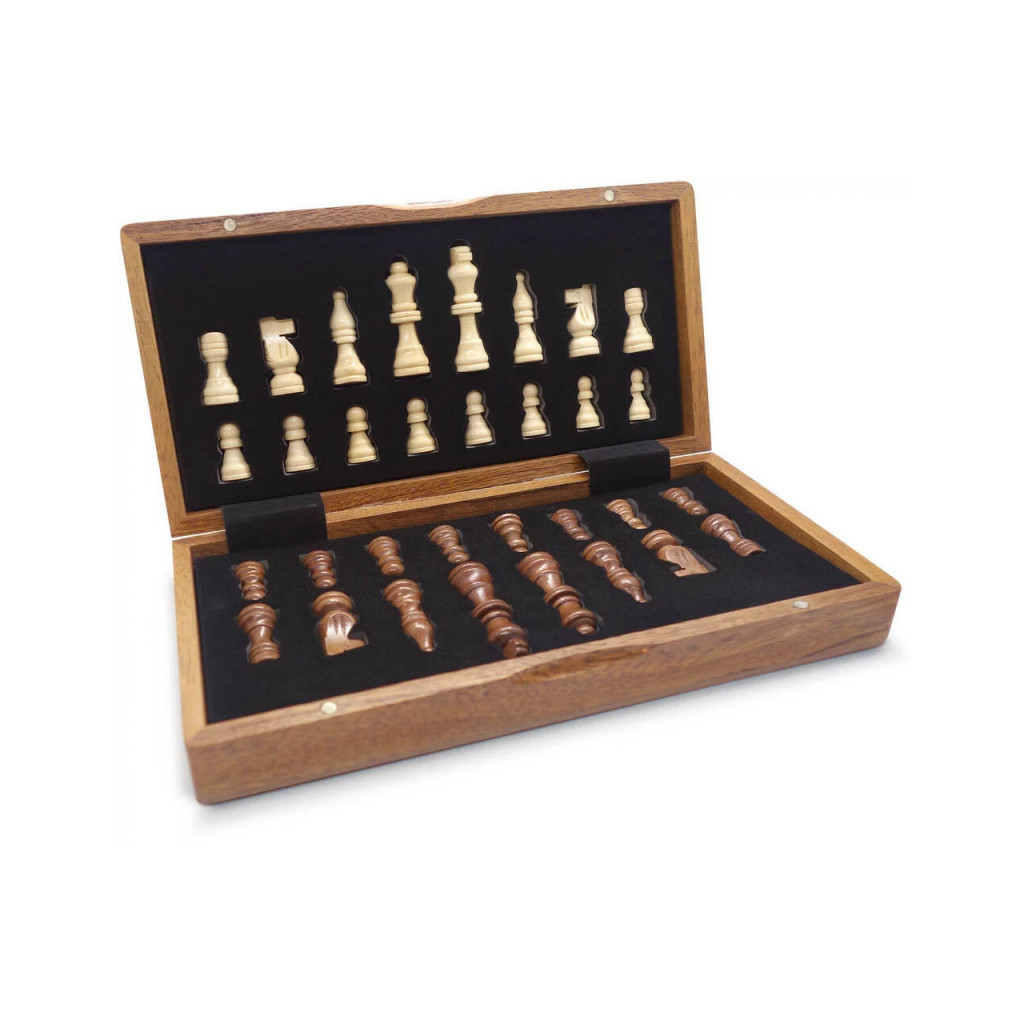 Coffret Echecs Bois Marqueterie