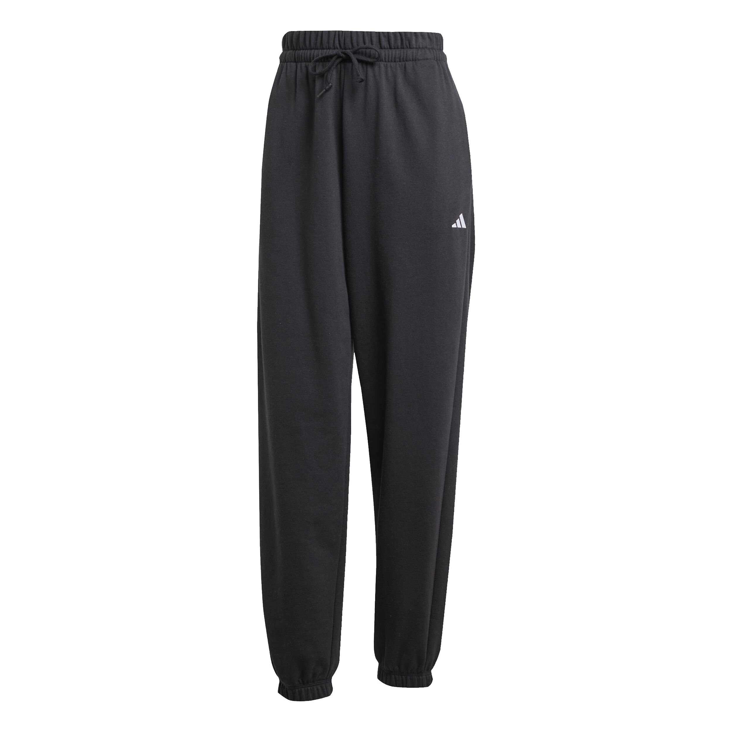 adidas Essentials Small Logo Cuffed Pantalon Survêtement Femmes - Noir