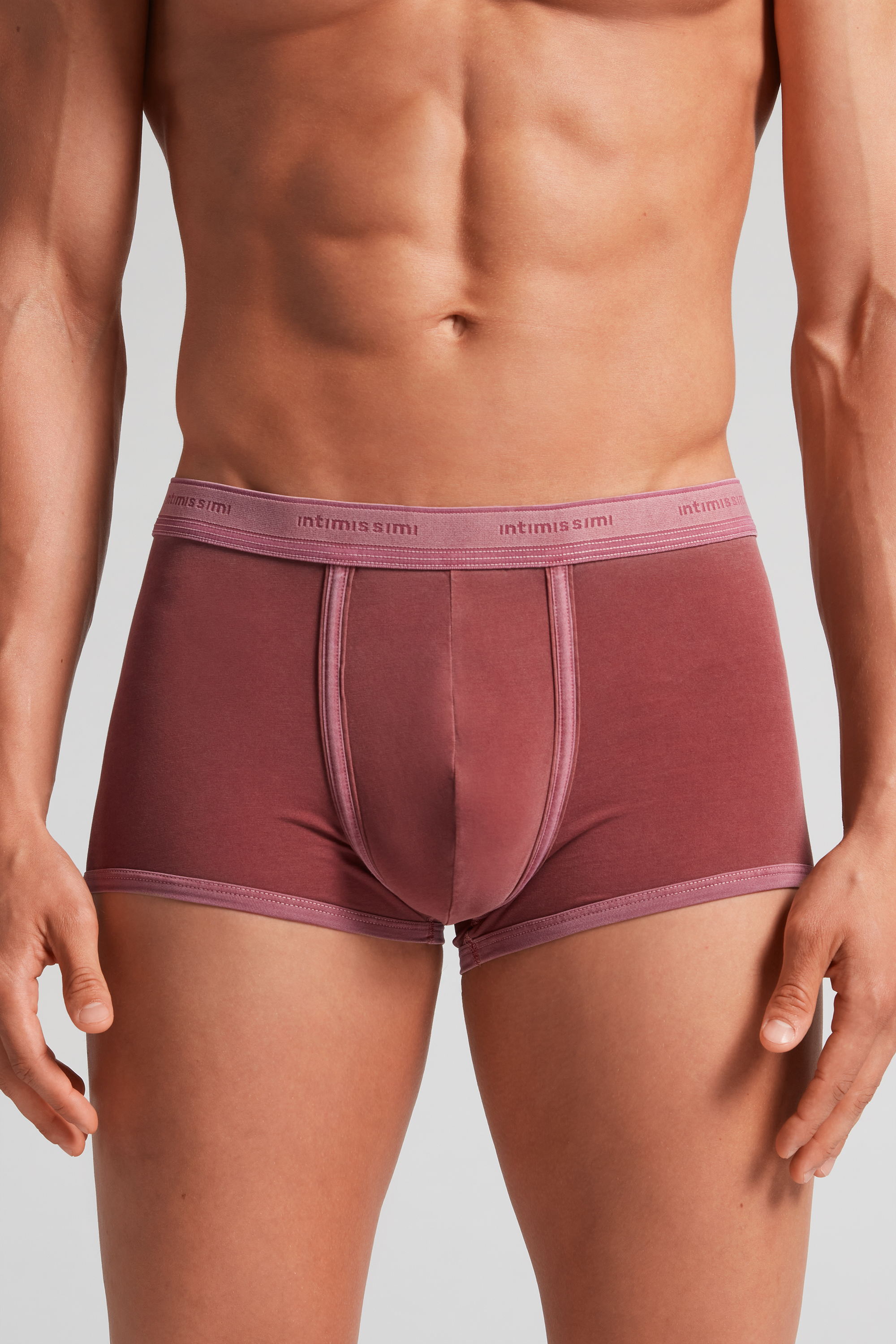 Cuecas boxer Supima® Natural Fresh Cotton com logotipo