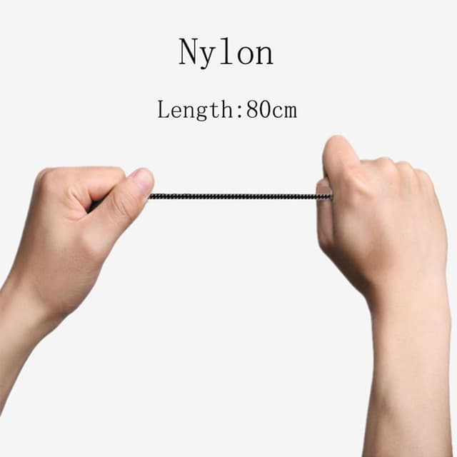 80 cm til DJI Mavic Mini/Air/2/Pro/Spark Nylon Line Fjernbetjening USB-opladningskabel