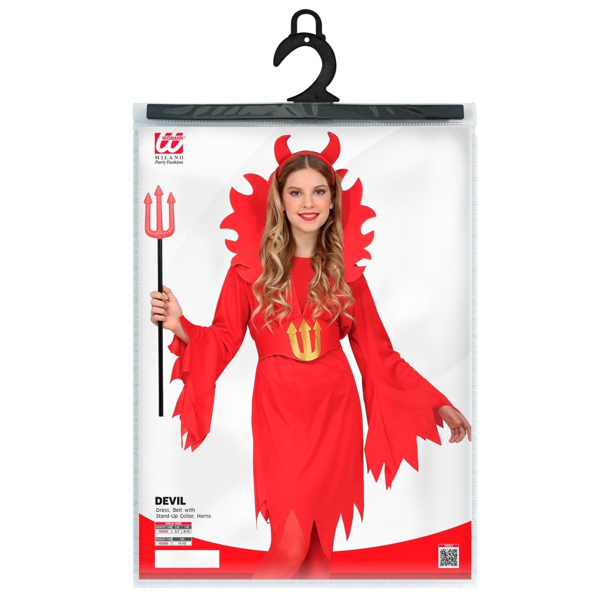 Halloween Jurk Rood Kind Duivel