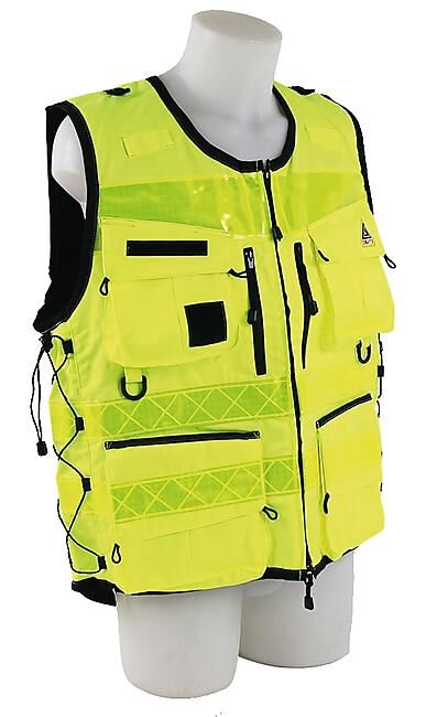 DIMATEX - GILET DE SIGNALISATION STAFF JAUNE (sur commande)