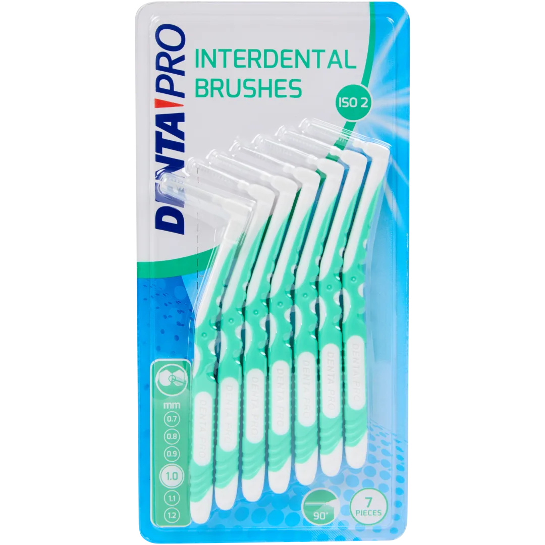 Dentapro interdentale borsteltjes 7 stuks | 1,0 mm
