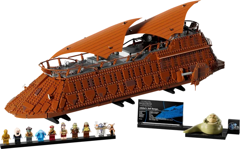 (3943-tlg. Set) Star Wars Klemmbausteine Spielzeug Schiff Modell Bausatz (75397) Lizenziert - Jabbas Segelbarke