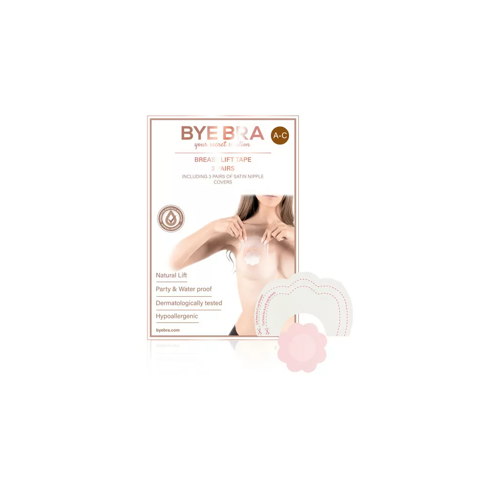 Bye Bra Breast Lift & Nipple Cover A-C - 3 par