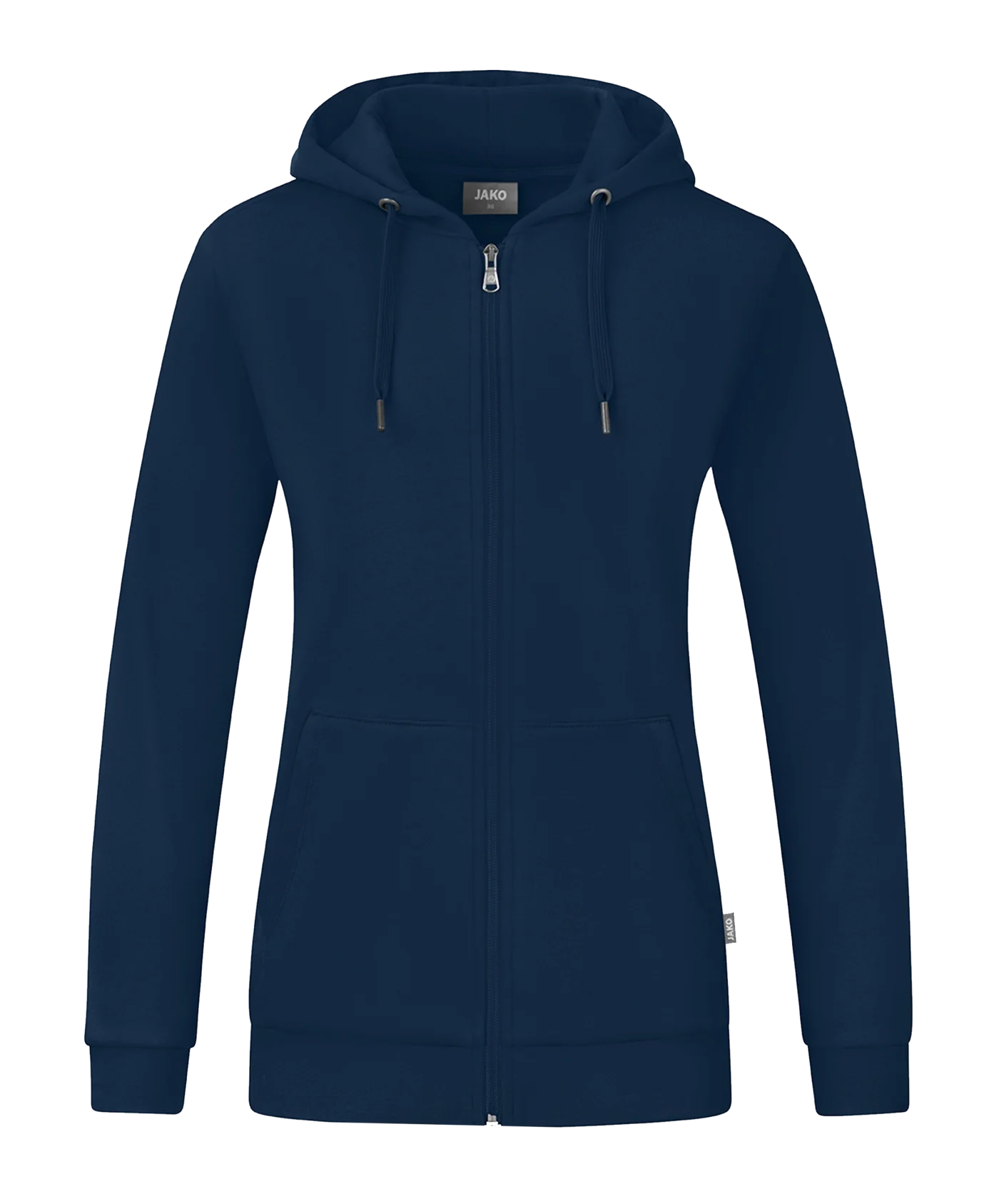 JAKO Organic Kapuzenjacke Damen Blau F900