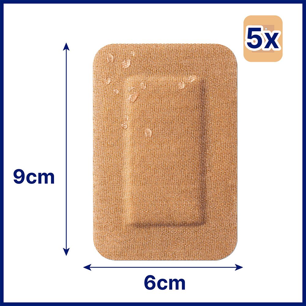 Hansaplast Flexible Wundverband für größere Wunden 6 x 9,5 cm