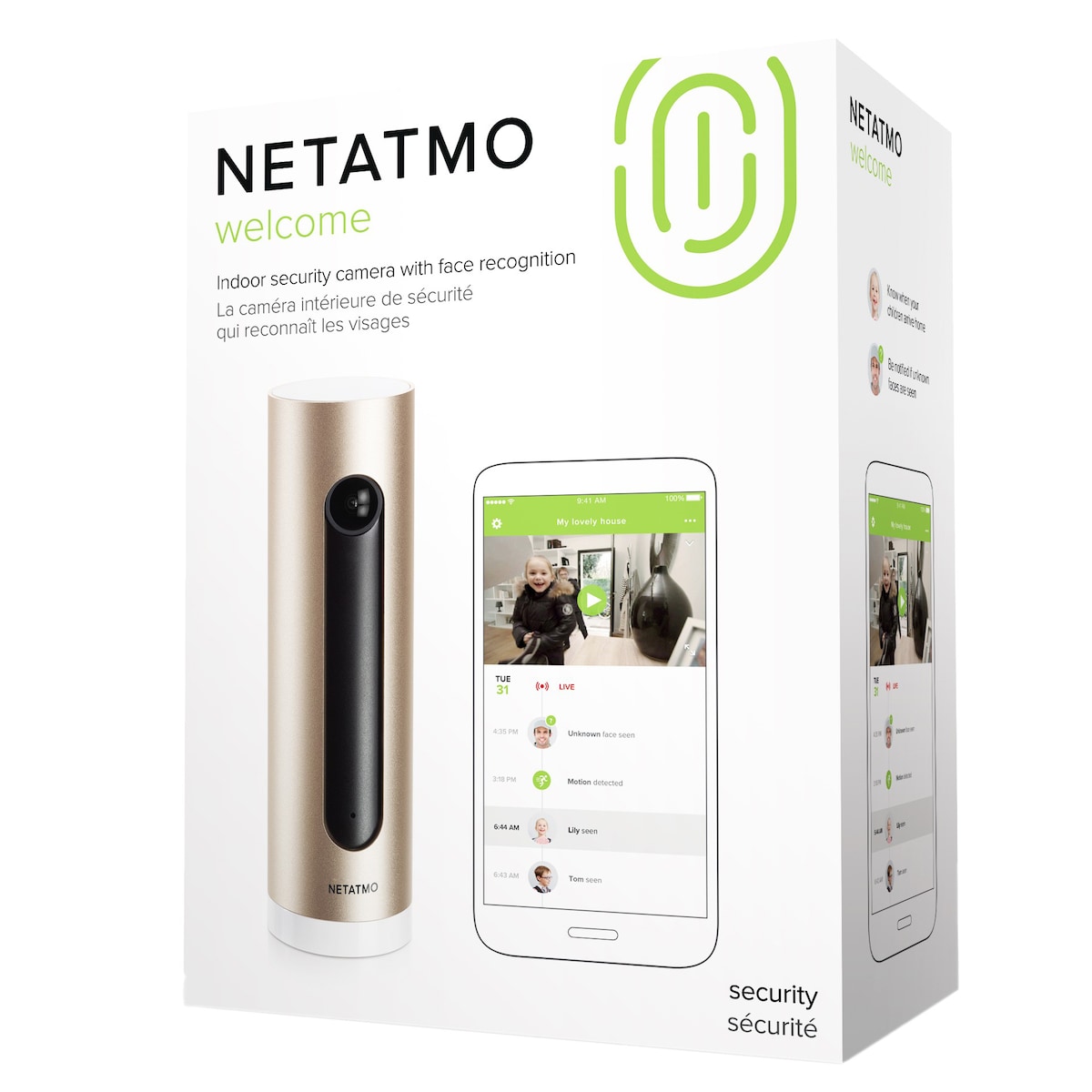 Netatmo smart innendørskamera NSC01EU