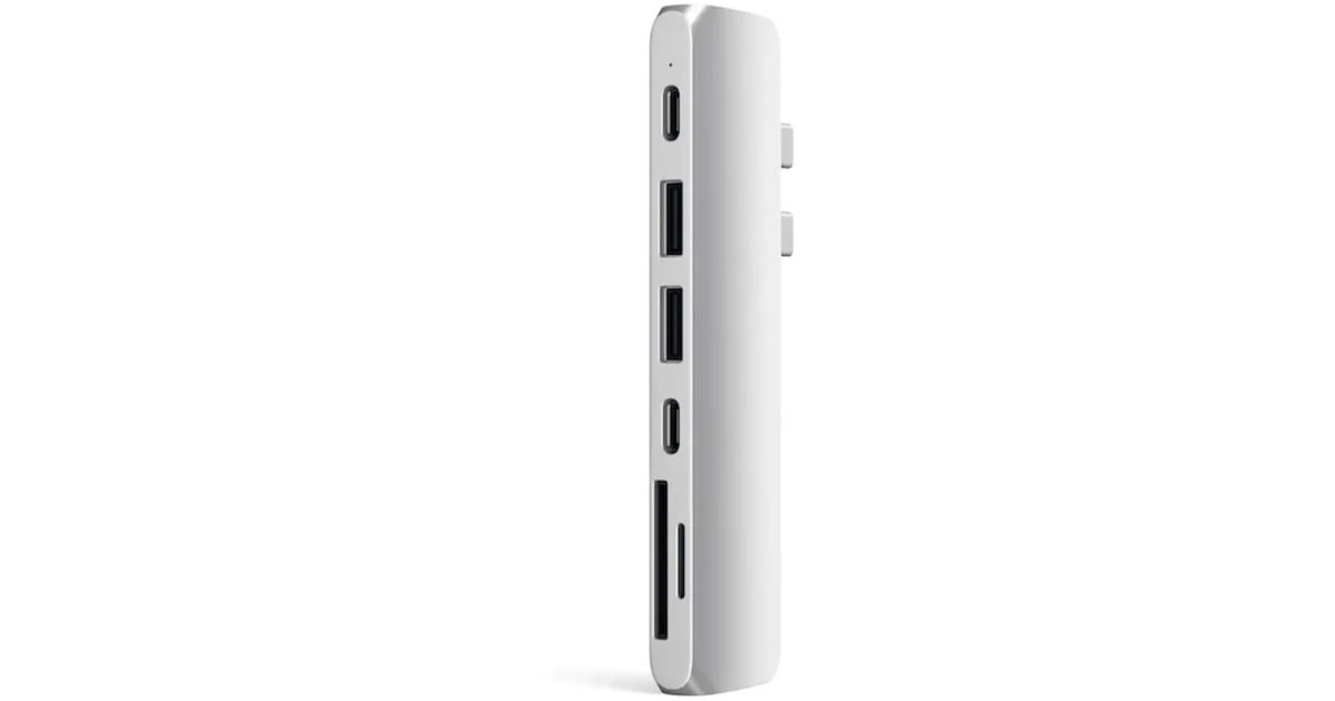 SatechiType-C Pro Hub Adapter  (Zilver, USB-C, HDMI, USB, SD)