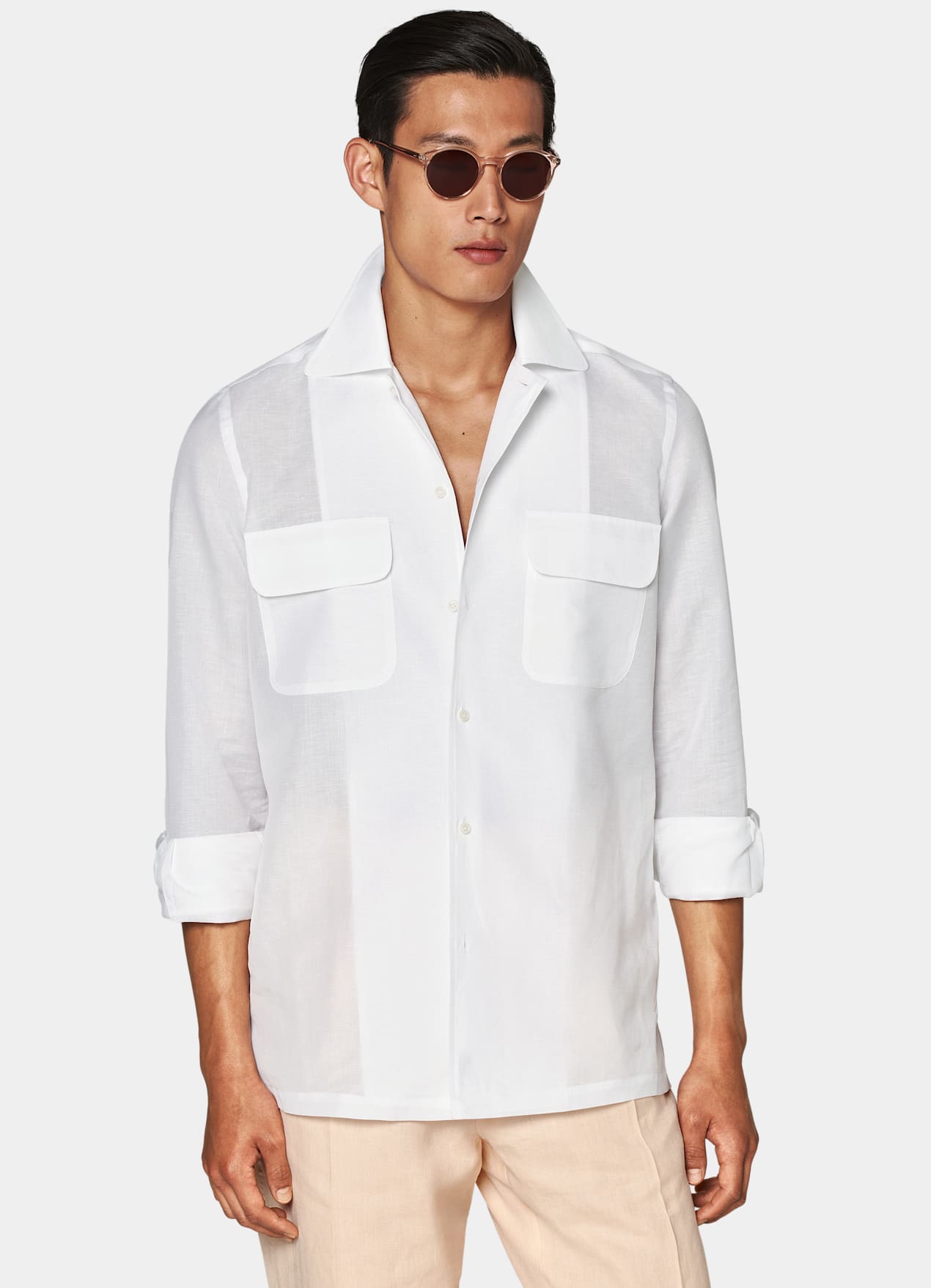 Chemise Safari blanche