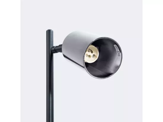 Lampe à poser Vespera noir-chrome