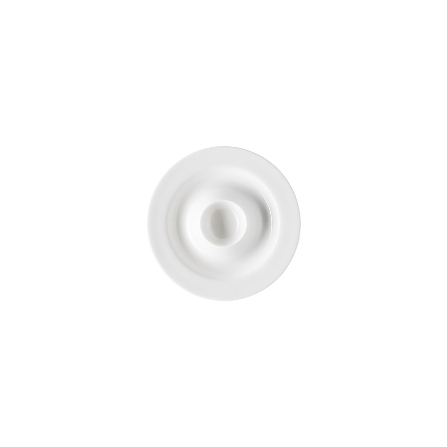 Jade Bone China Weiss Eierbecher mit Ablage