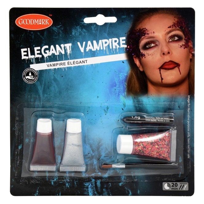 Schminkset - Eleganter Vampir - Make-up mit Zubehör
