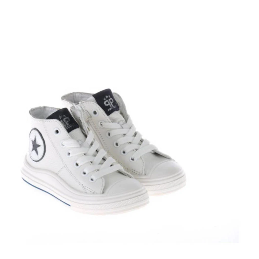 Pinocchio leren sneakers wit