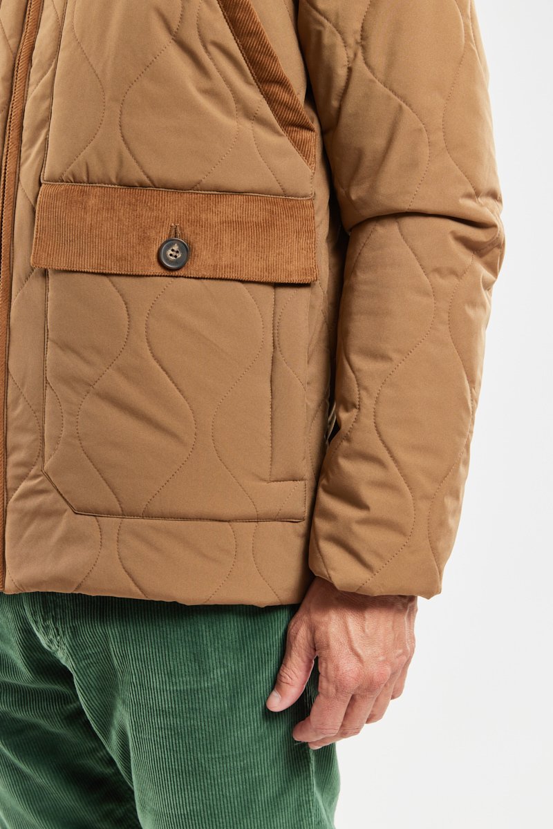 Veste déperlante détails velours HOBART