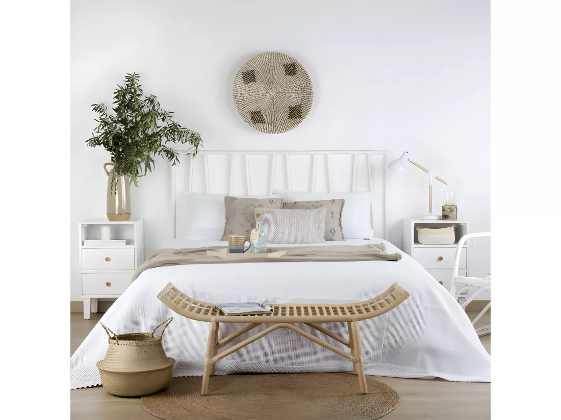 Banc en rotin Natural Core 120x47