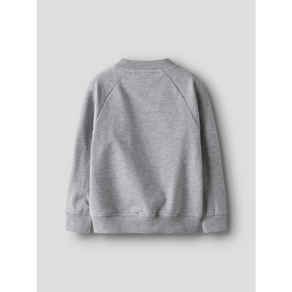 Køb Name It Grey Melange Nmmtalli Nreg Sweat Card Unb